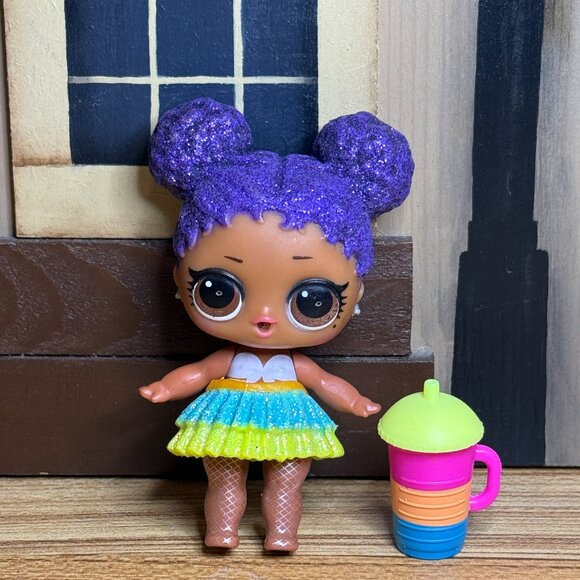 LOL Surprise Purple Glitter Doll 3.5" - Picture 3 of 6